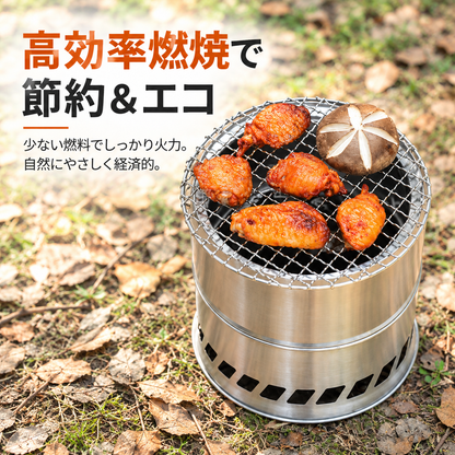 コンパクト＆パワフル！二次燃焼ウッドストーブ