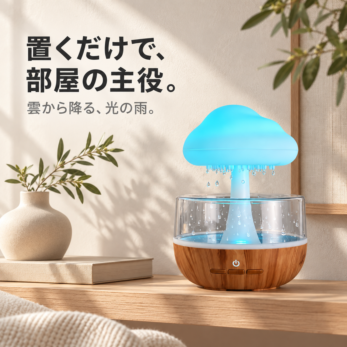 Orarim マッシュルームレインランプ